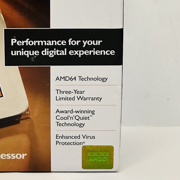AMD Athlon 64 Processor 3800+ Socket AM2 OPN: ADA3800CNBOX New Sealed - Picture 3 of 12